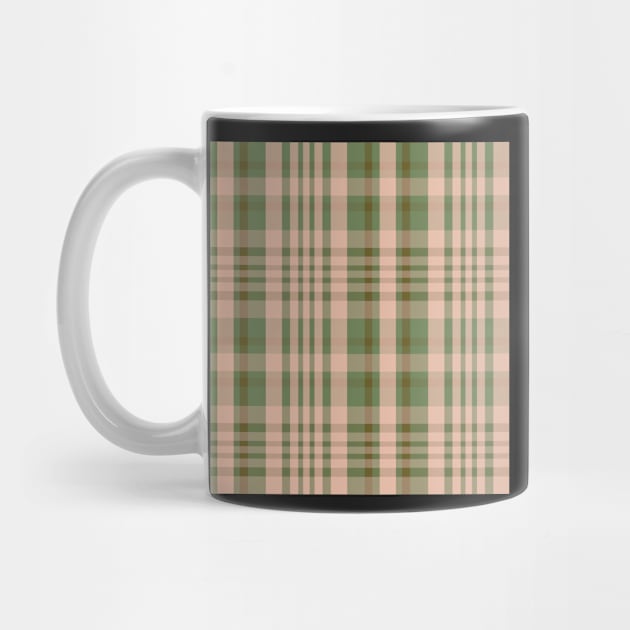 Autumn Aesthetic Sorcha 2 Hand Drawn Textured Plaid Pattern by GenAumonier